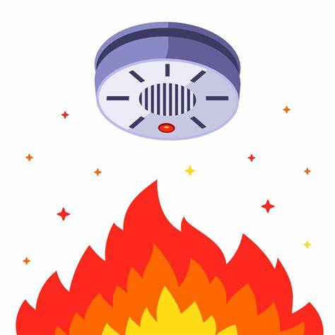 Smoke alarm for website